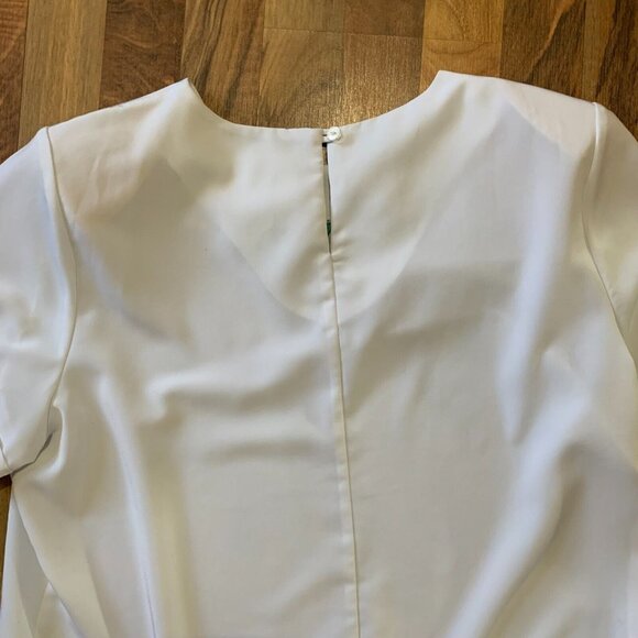 Vtg Brenda Goode Skirt Suit 3 Piece Jacket Top Set Blouse Dress Shirt USA XL - Picture 12 of 13